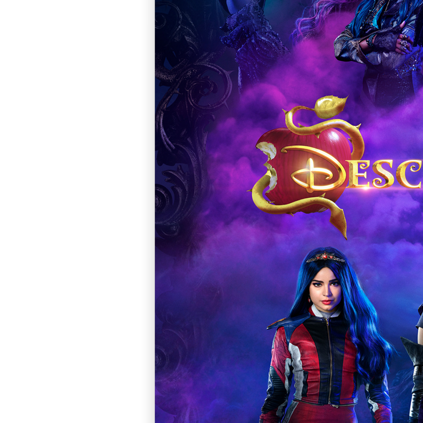 Disney Descendants 3 Poster Kids Movie Art Print Gift A5-A3 Kids Room Decor