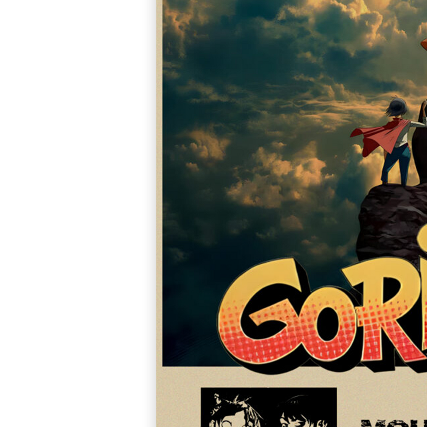 GORILLAZ THE MOUNTAIN TOUR POSTER 2026 Tour All UK Dates Poster Decor A5-A3