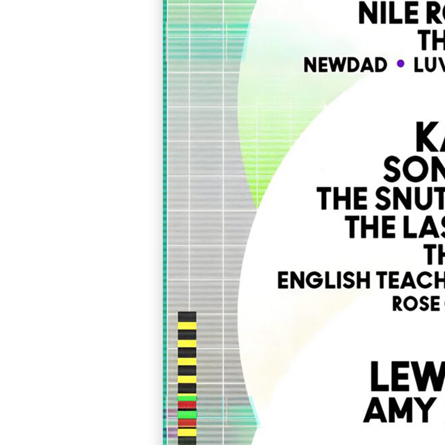 TRNSMT Festival 2026 Music Line-up For Music Fans Print Poster A5-A3 Concert