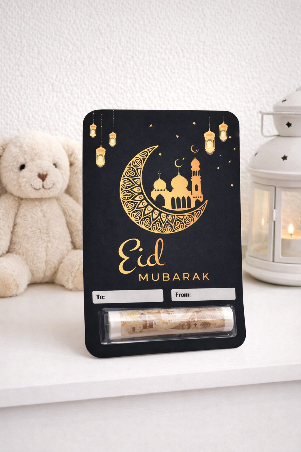 Eid Money Card Islamic Festive Eidi Gift Party Card Eid Mubarak Money wallet