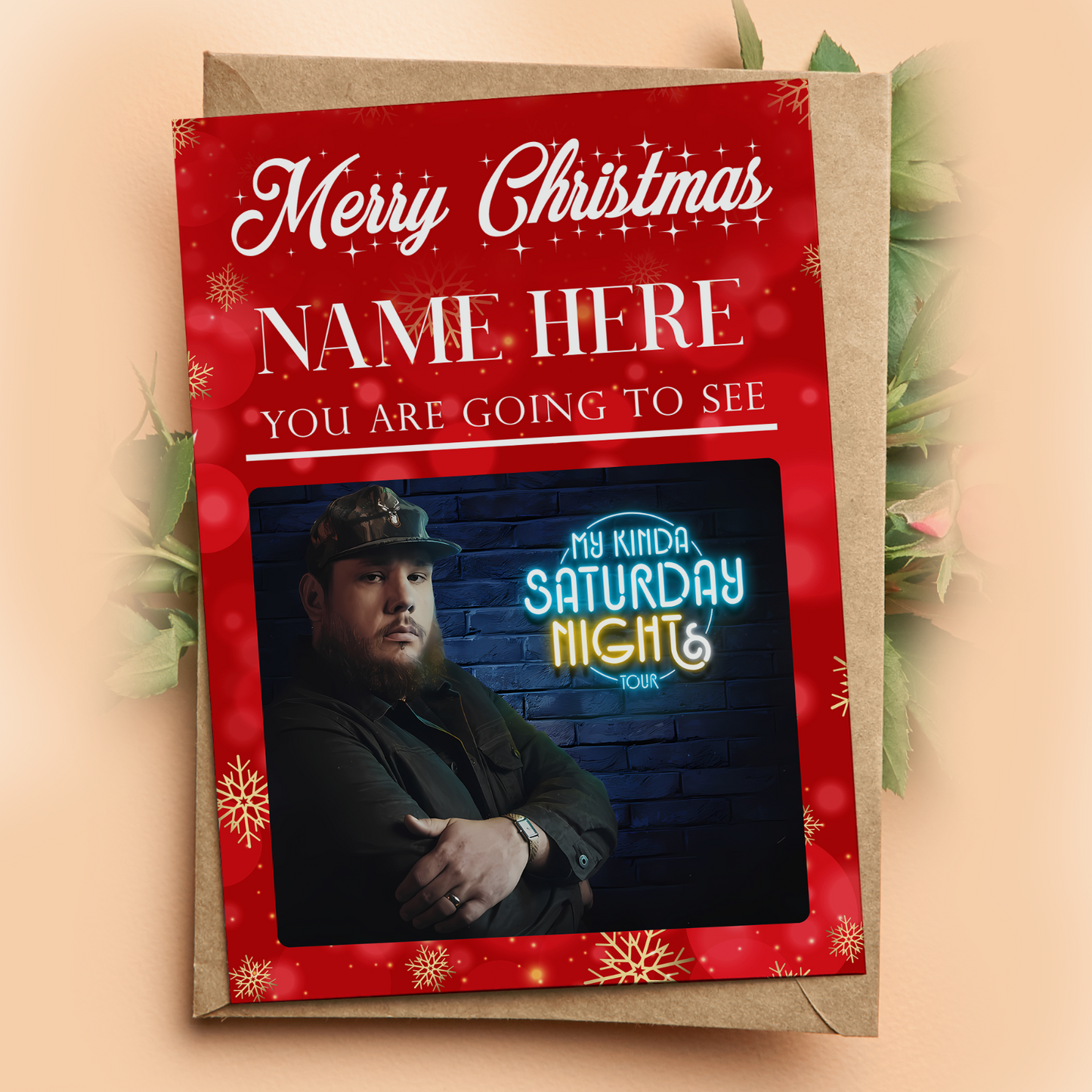 You're Going To See Luke Combs Card Christmas You're Going To See Card For Fans