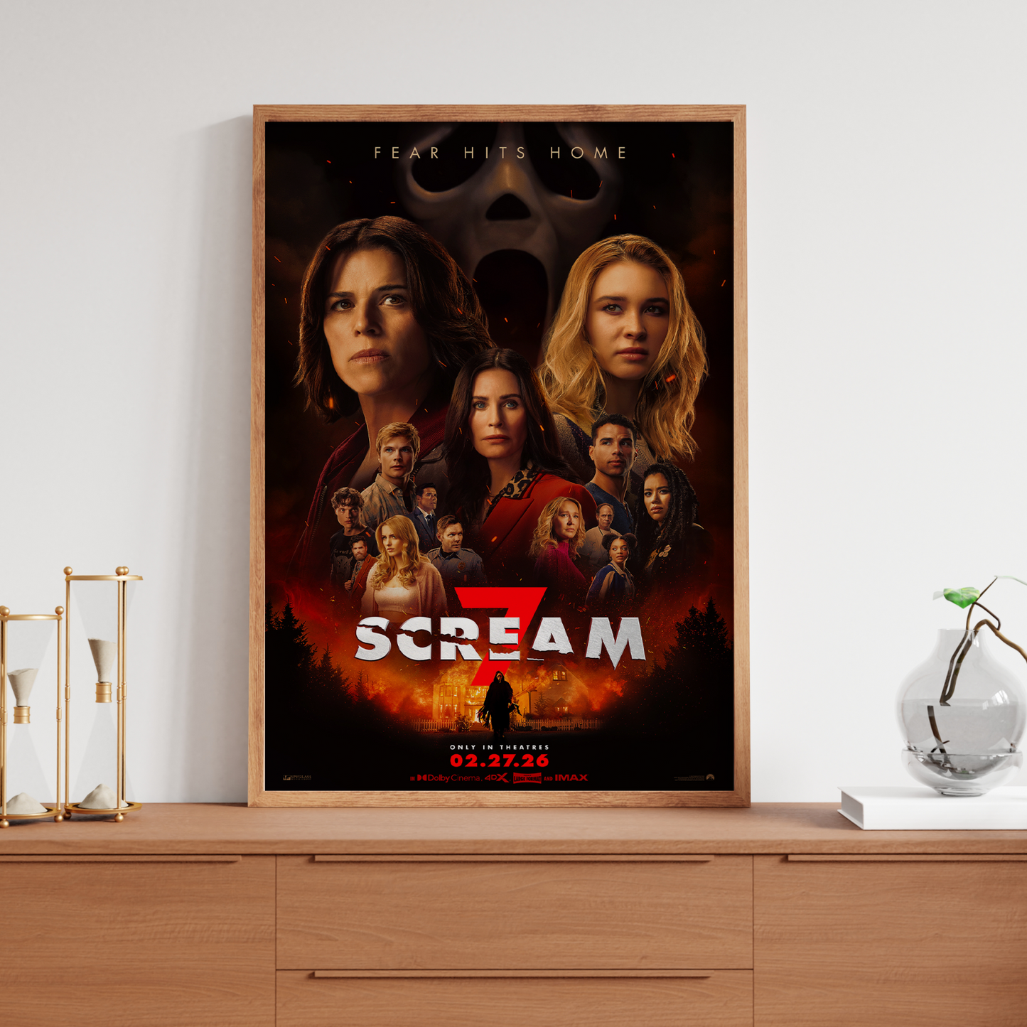 Scream 7 Horror Movie Poster 2026 Slasher Film Print A5–A3