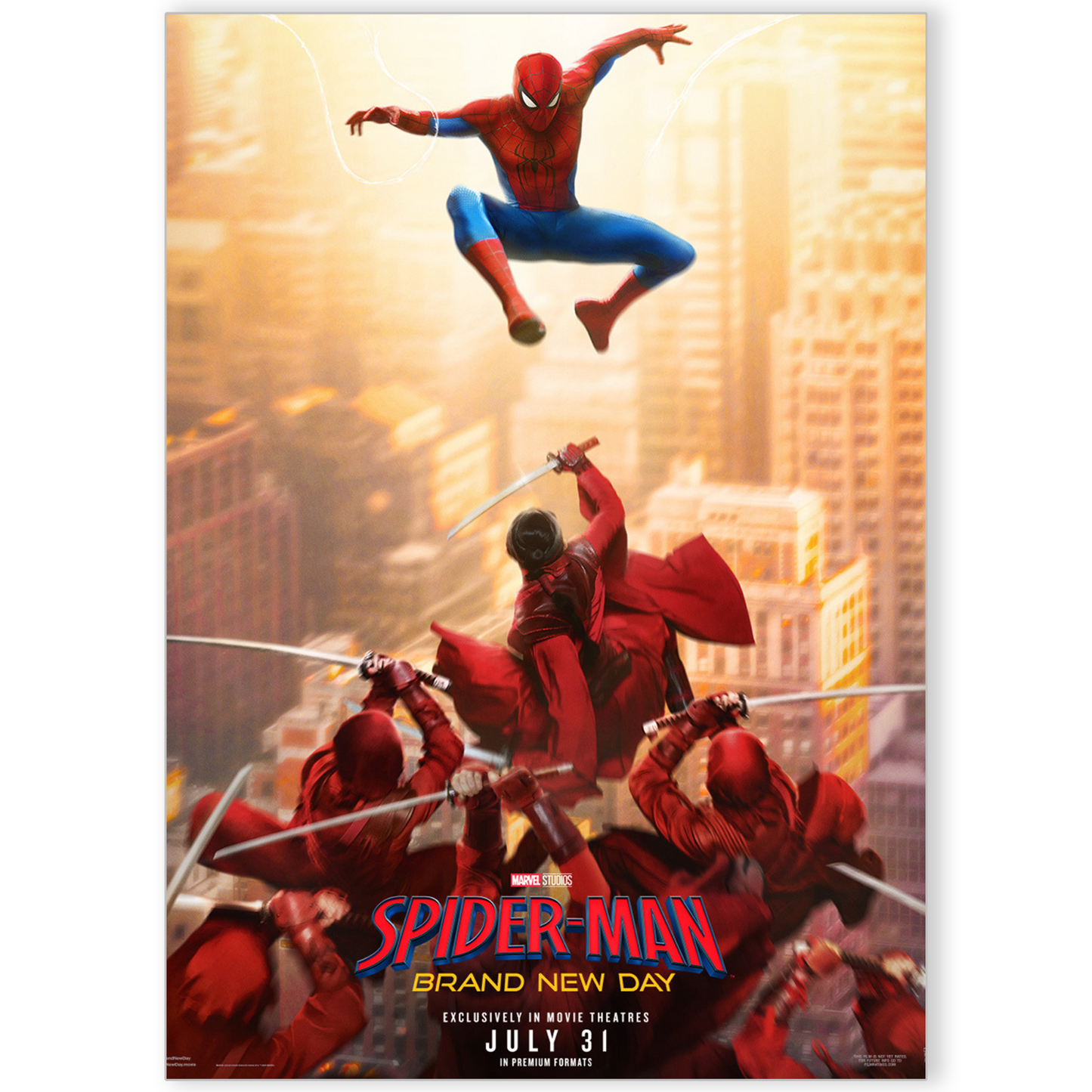 Spiderman Brand New Day Movie Poster Teaser Bedroom Home Cinema Decor A5-A3
