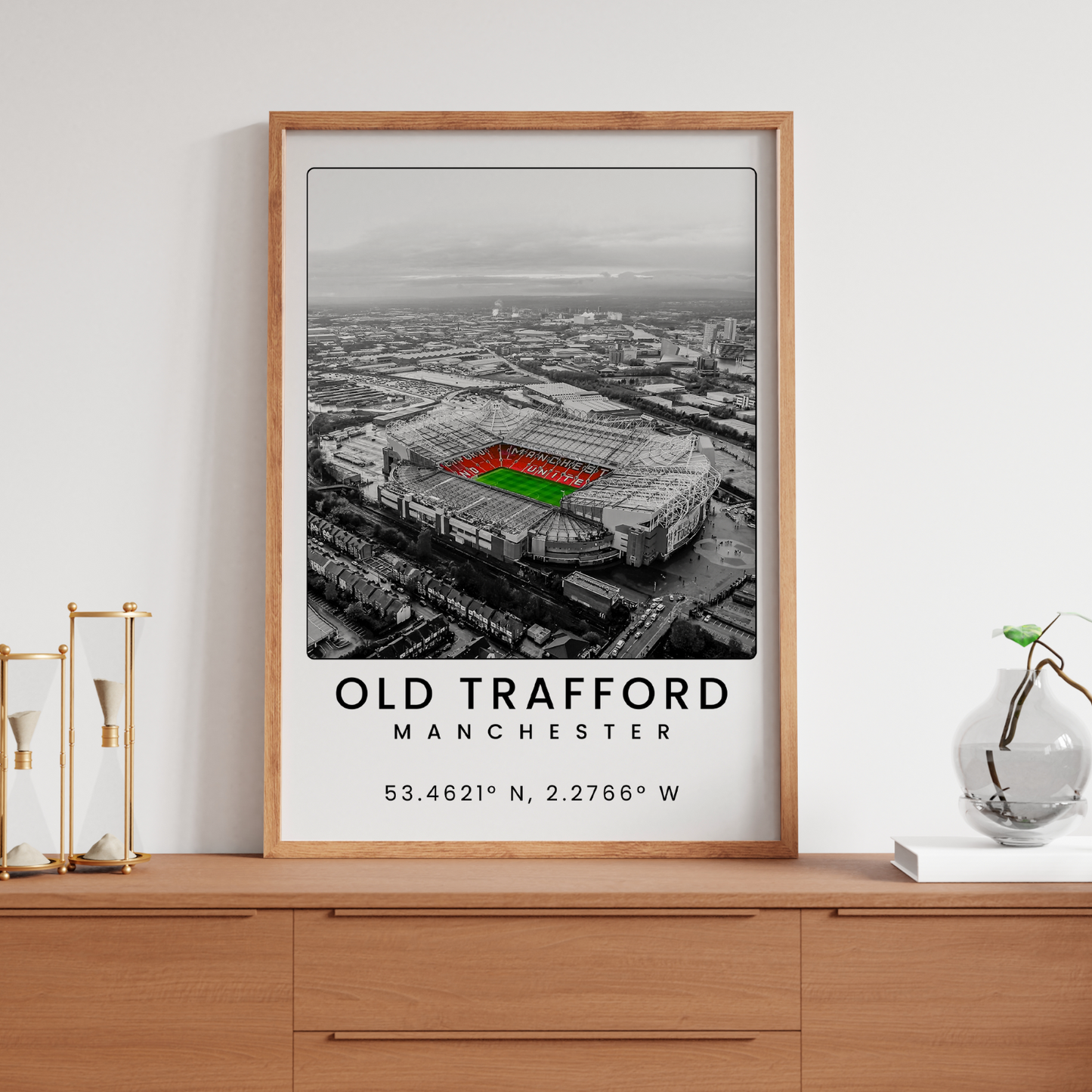 MANCHESTER UNITED FOOTBALL STADIUM PHOTO POSTER PRINT MAN U FANS | A5 A4 A3 |