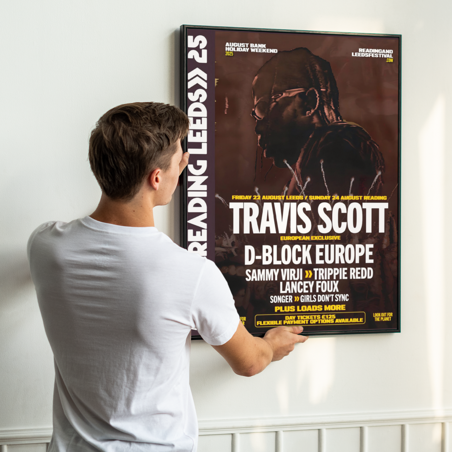 Reading Leeds Festival Line Up Festival 2025 Poster Print Musical A5-A3 For Fans