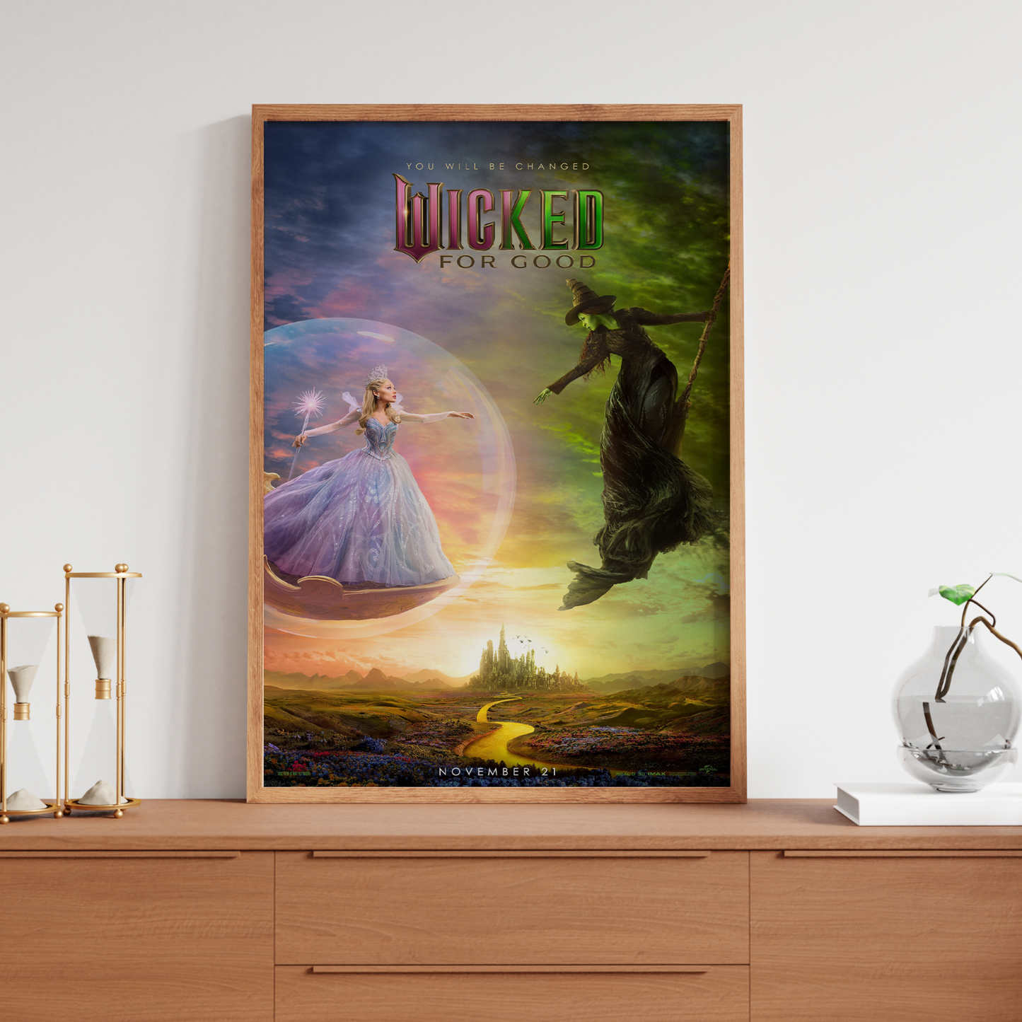 Wicked For Good Movie Poster For Wicked Fans Teaser Movie Poster A5 A4 A3
