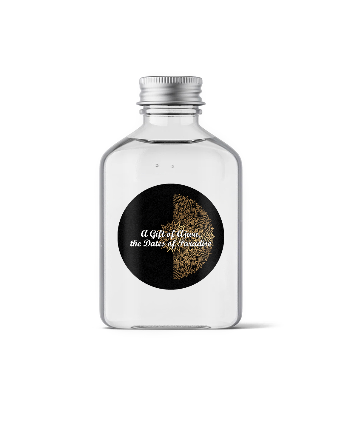 Personalised Date Stickers, Ajwa Dates, Water Bottles, Eid Mubarak, Umrah, Gift