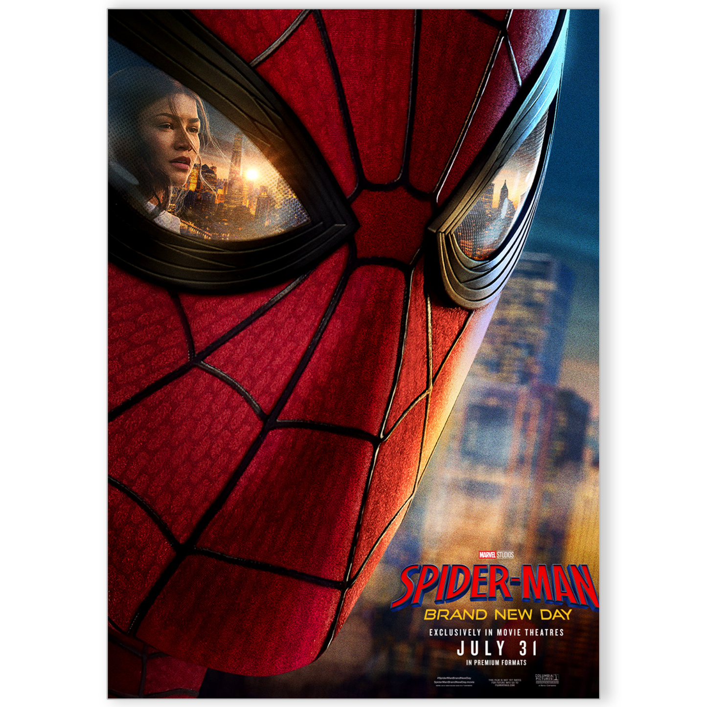 Spiderman Brand New Day Movie Poster 2026 Tom Holland Zendaya Print A5-A3