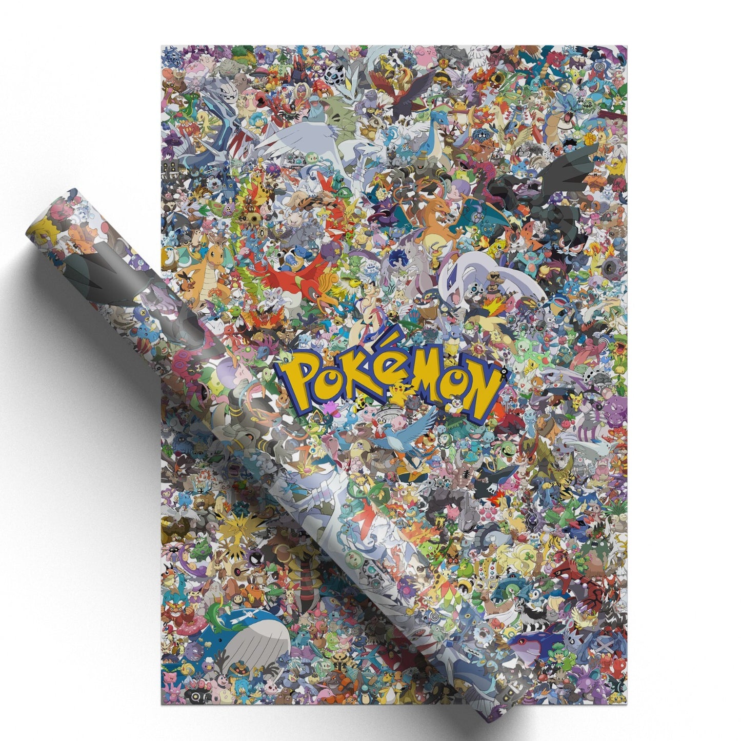 Pokemon 650 All Pokémon Retro Video Game Art Poster Prints - A5 A4 A3 Print