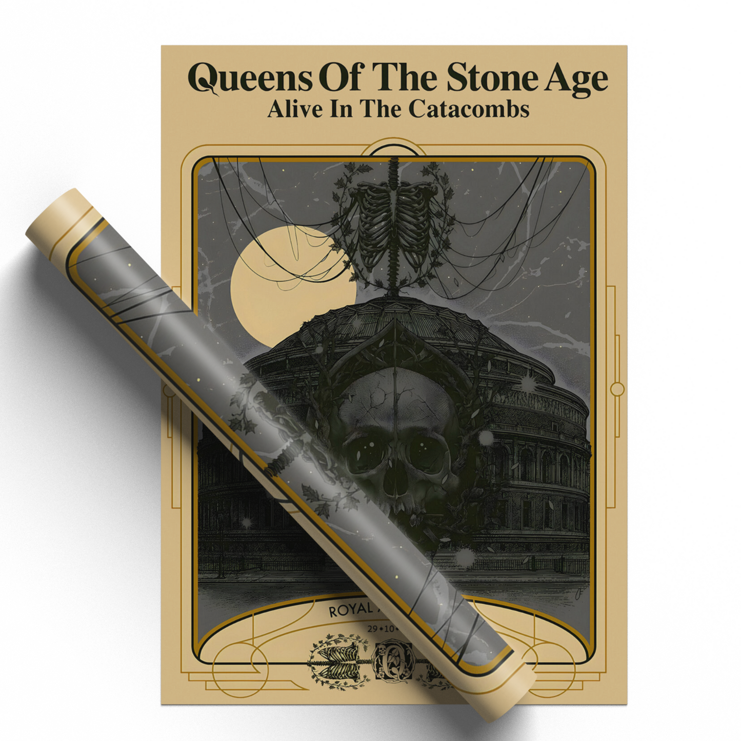 Queens of the Stone Age Concert Poster Print 29th Oct For Rock Fans A5 A4 A3