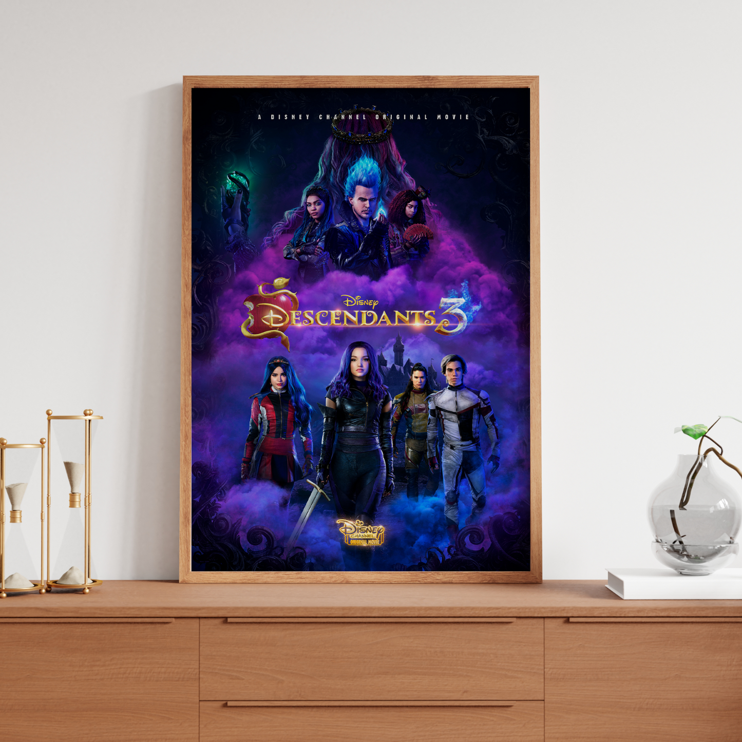 Disney Descendants 3 Poster Kids Movie Art Print Gift A5-A3 Kids Room Decor