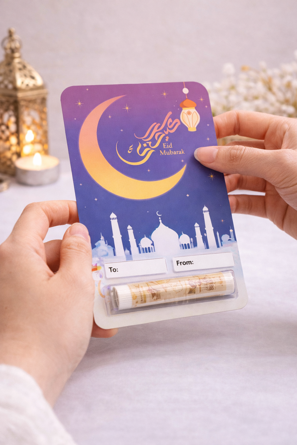 Eid Mubarak Money Wallet Eidi Gift Card Holder Islamic Ramadan Cash Gift