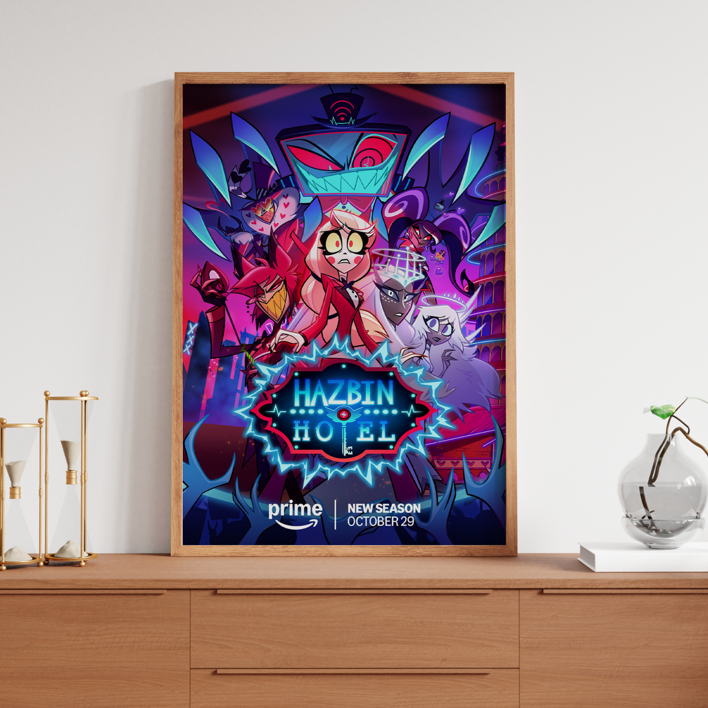 Hazbin Hotel Animation TV Show Poster New Season Poster For Hazbin Hotel Fans