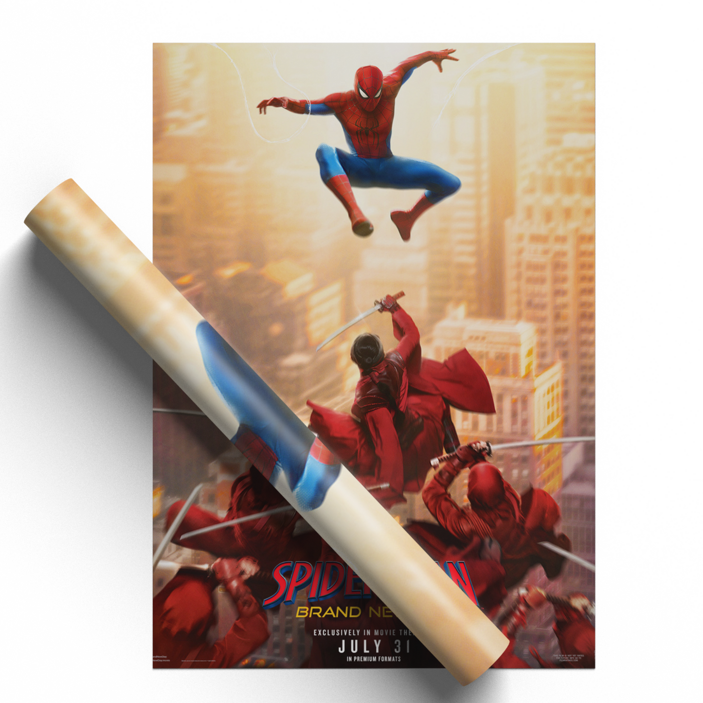 Spiderman Brand New Day Movie Poster Teaser Bedroom Home Cinema Decor A5-A3