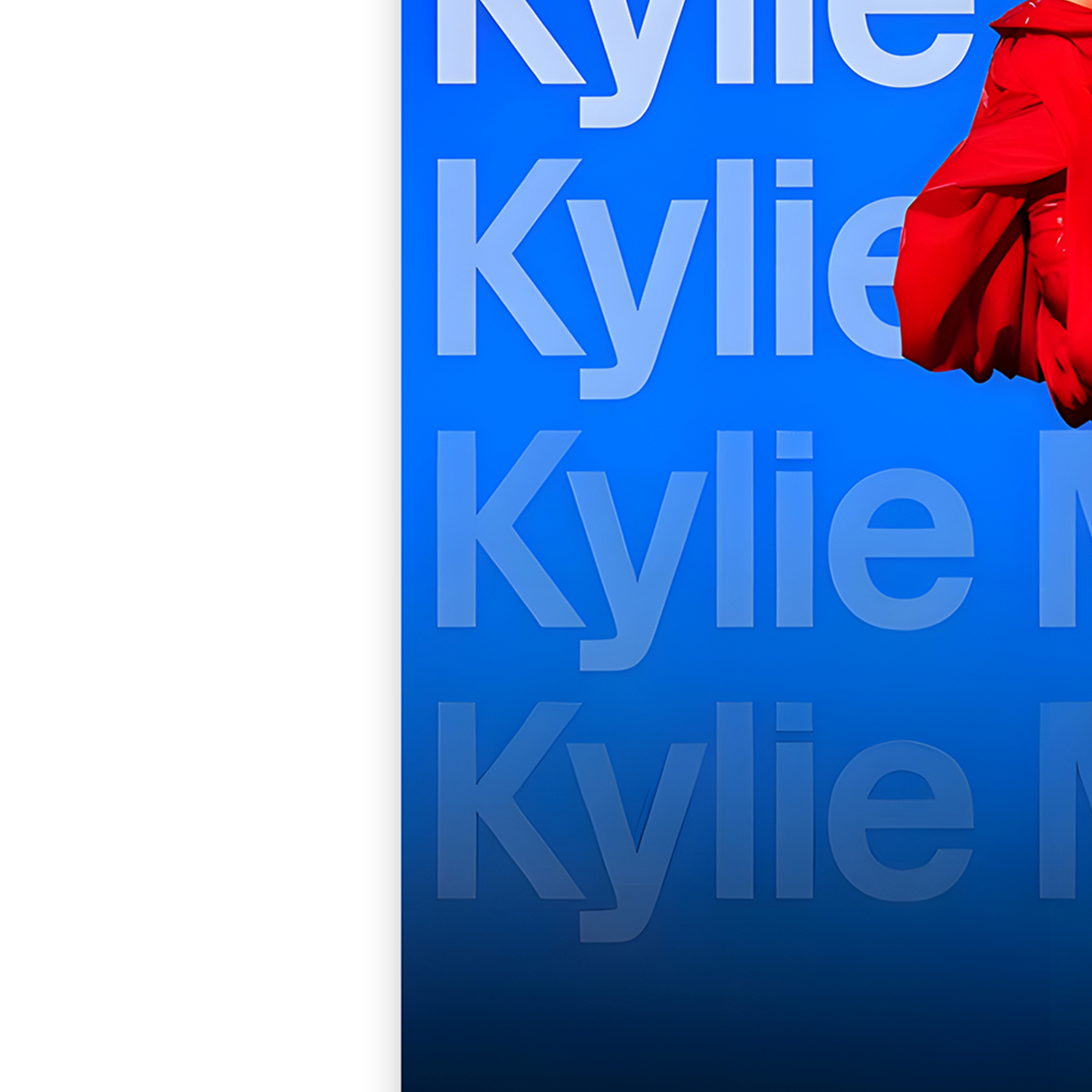 Kylie Minogue Poster Tension Tour 2025 UK Concert Poster For Kylie Minogue Fans