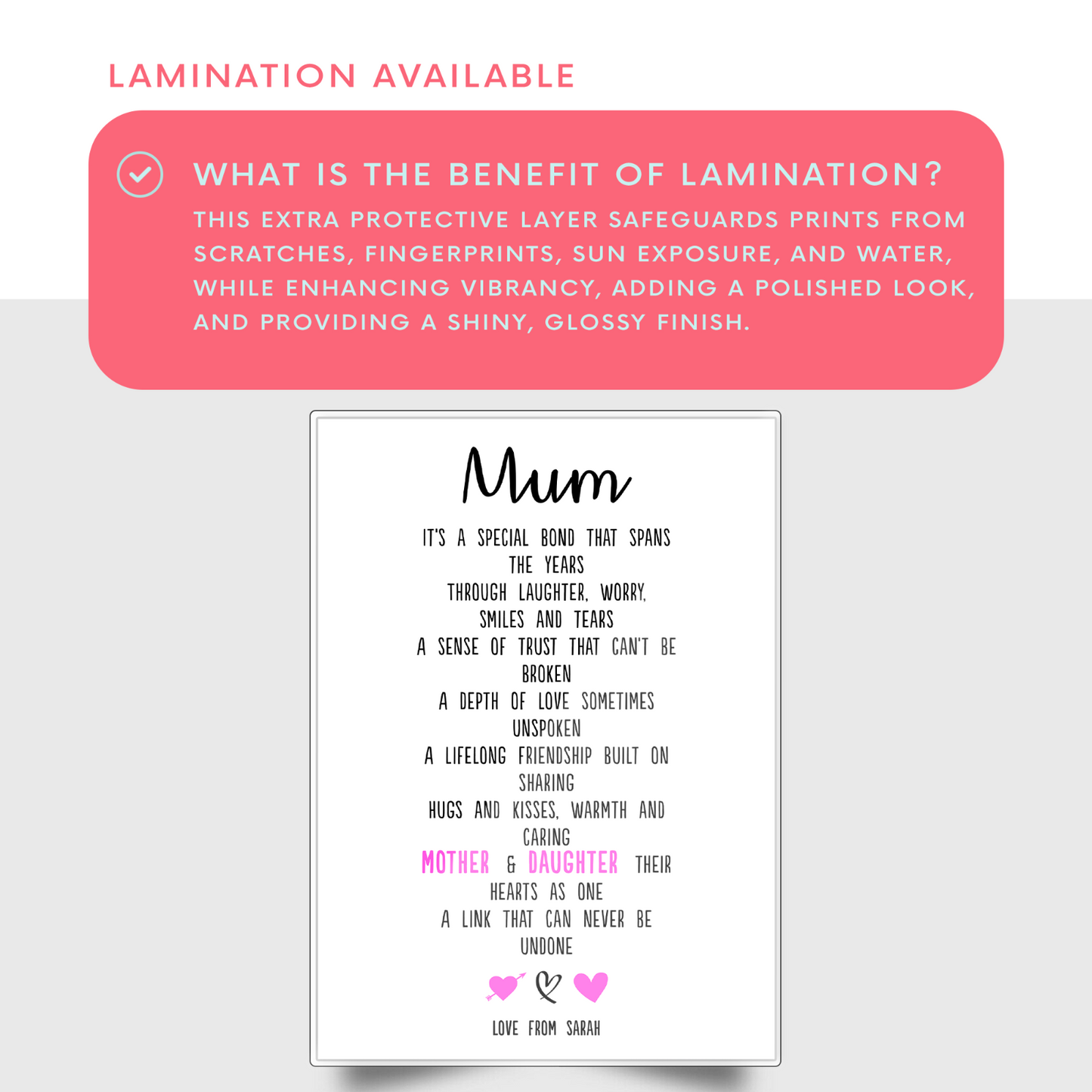 Birthday Print Personalised Gifts Best Mum Nanny Special Mummy Birthday Gift