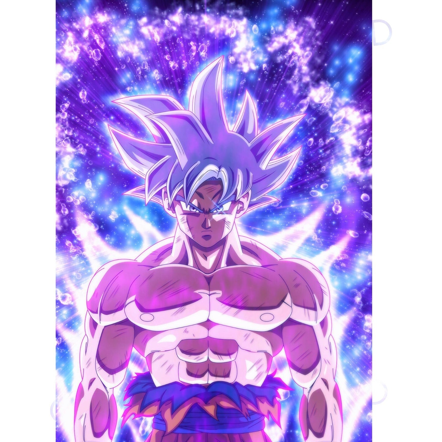 Dragon Ball Z Goku Poster Ultra Super Saiyan Manga Japanese Wall Art A5-A3
