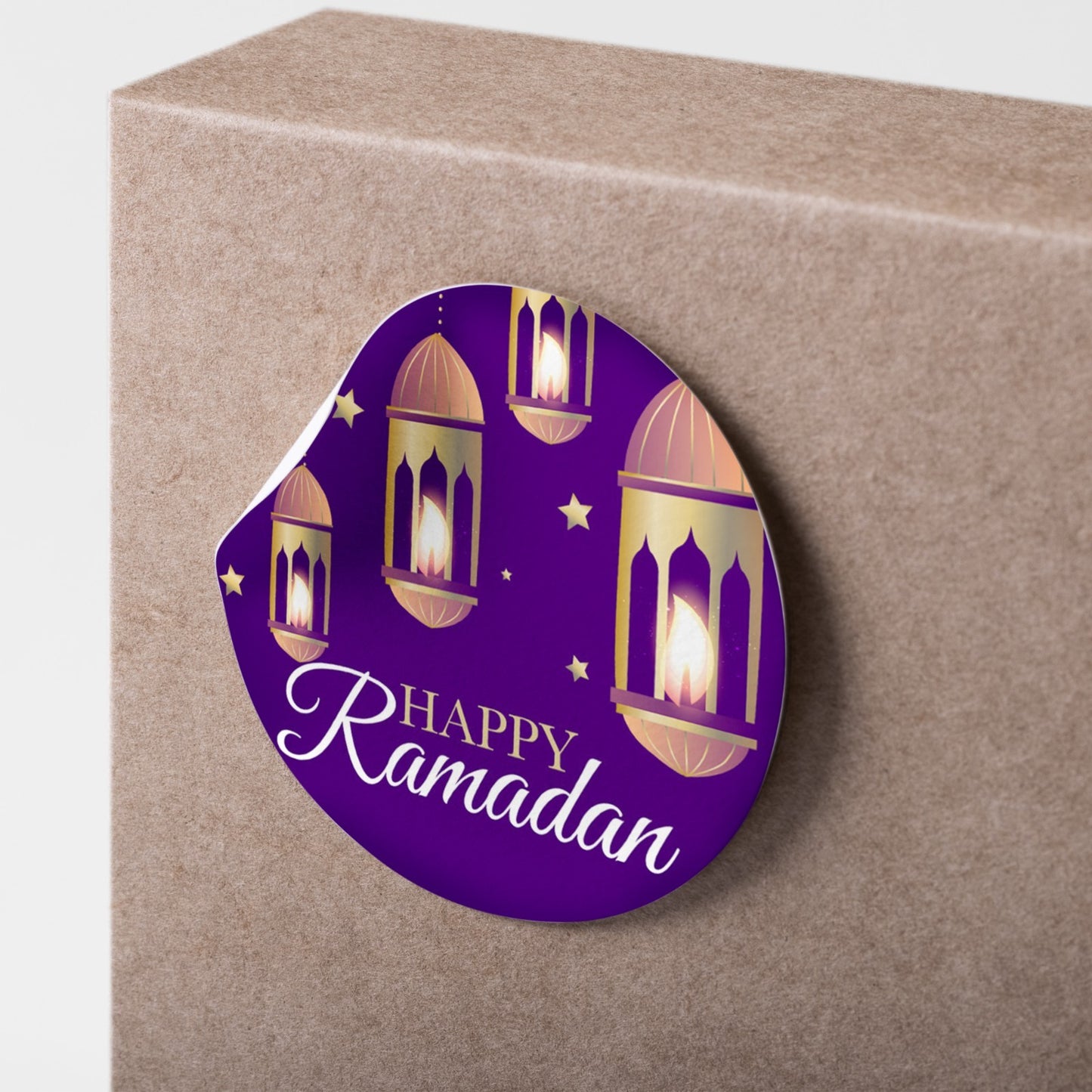 Ramadan Mubarak Sticker Round Stickers Party Gift Favour Label Seal Sticker