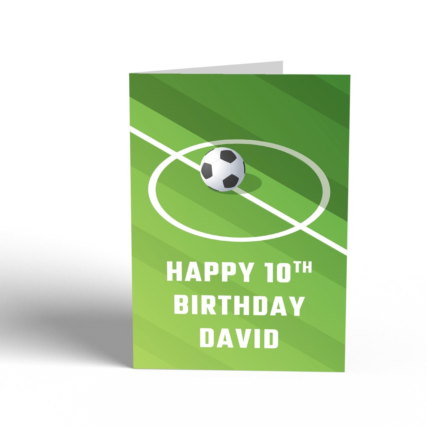 Football Birthday Card Boys Mens Son Grandson Nephew Personalised Any Age Card