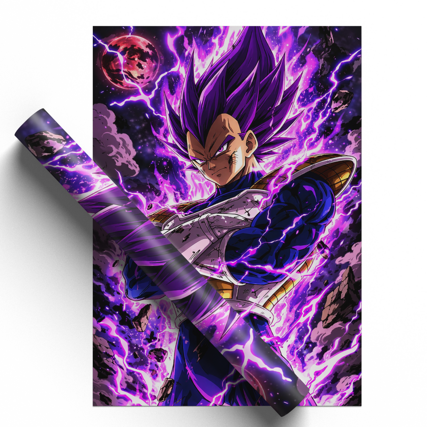 Dragon Ball z Vegeta ULTRA Ego Print Manga Japanese Wall Art Super Saiyan Poster