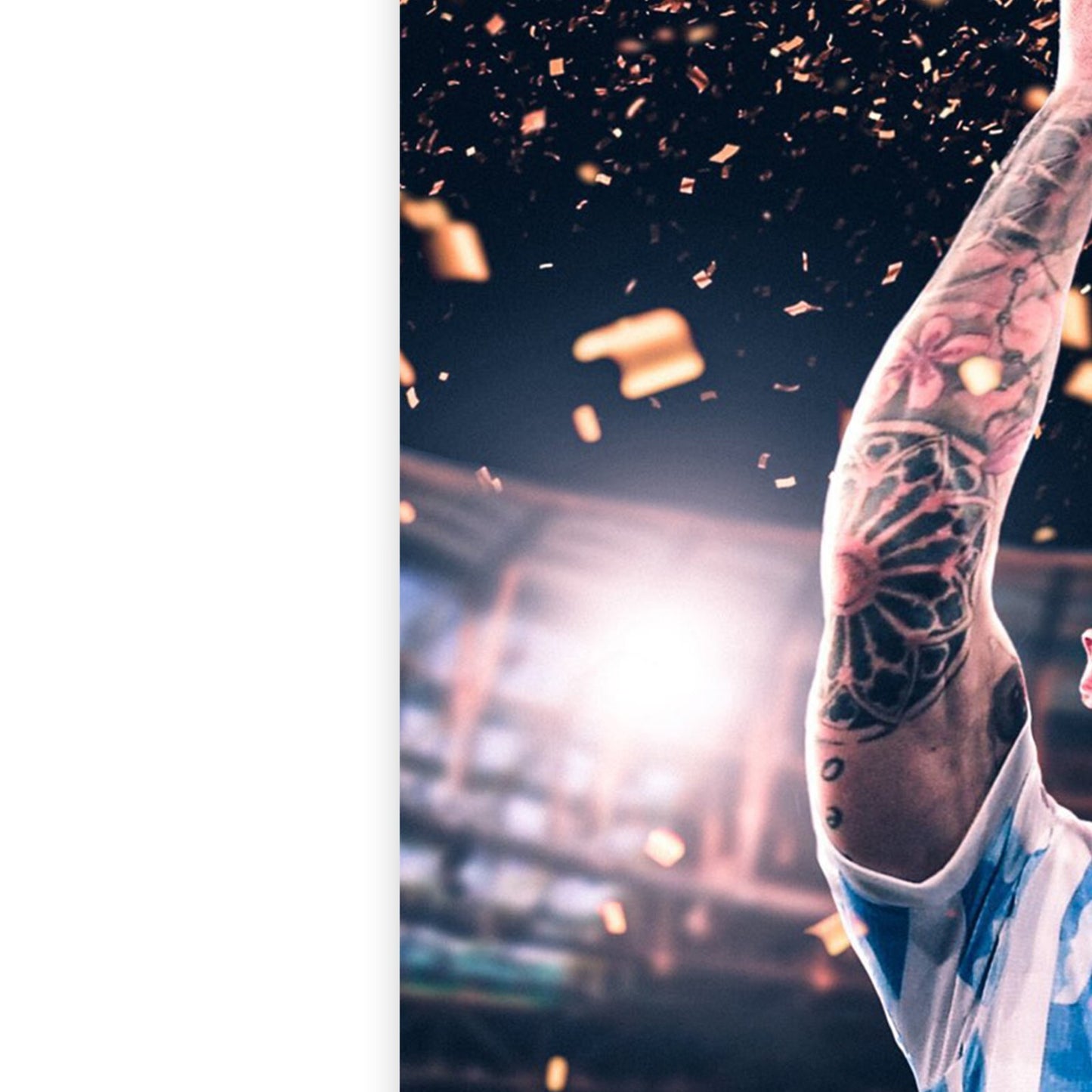 Lionel Messi Argentina Poster | Football The Goat Photo Print, Wall Art Poster