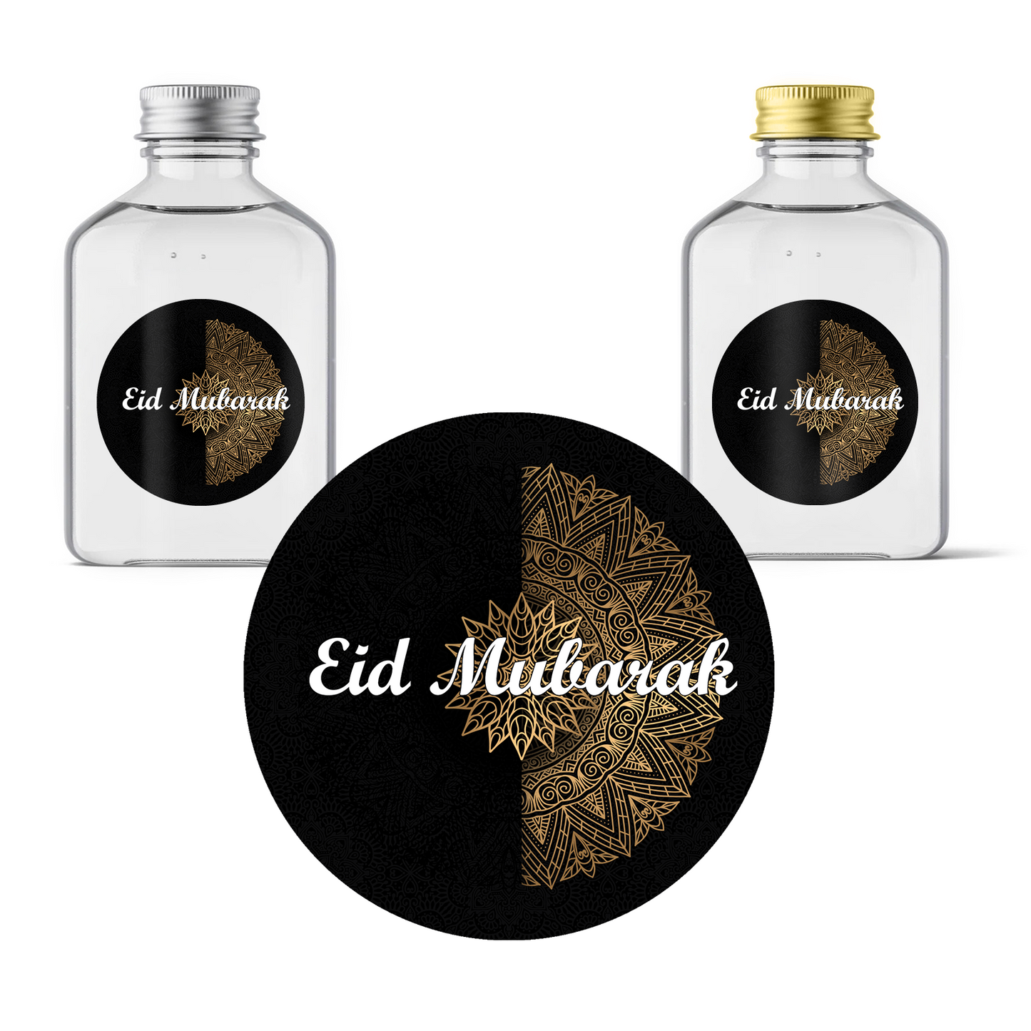 Eid Mubarak Sticker Personalised Zam Zam Water Stickers, Water Bottles, Islamic