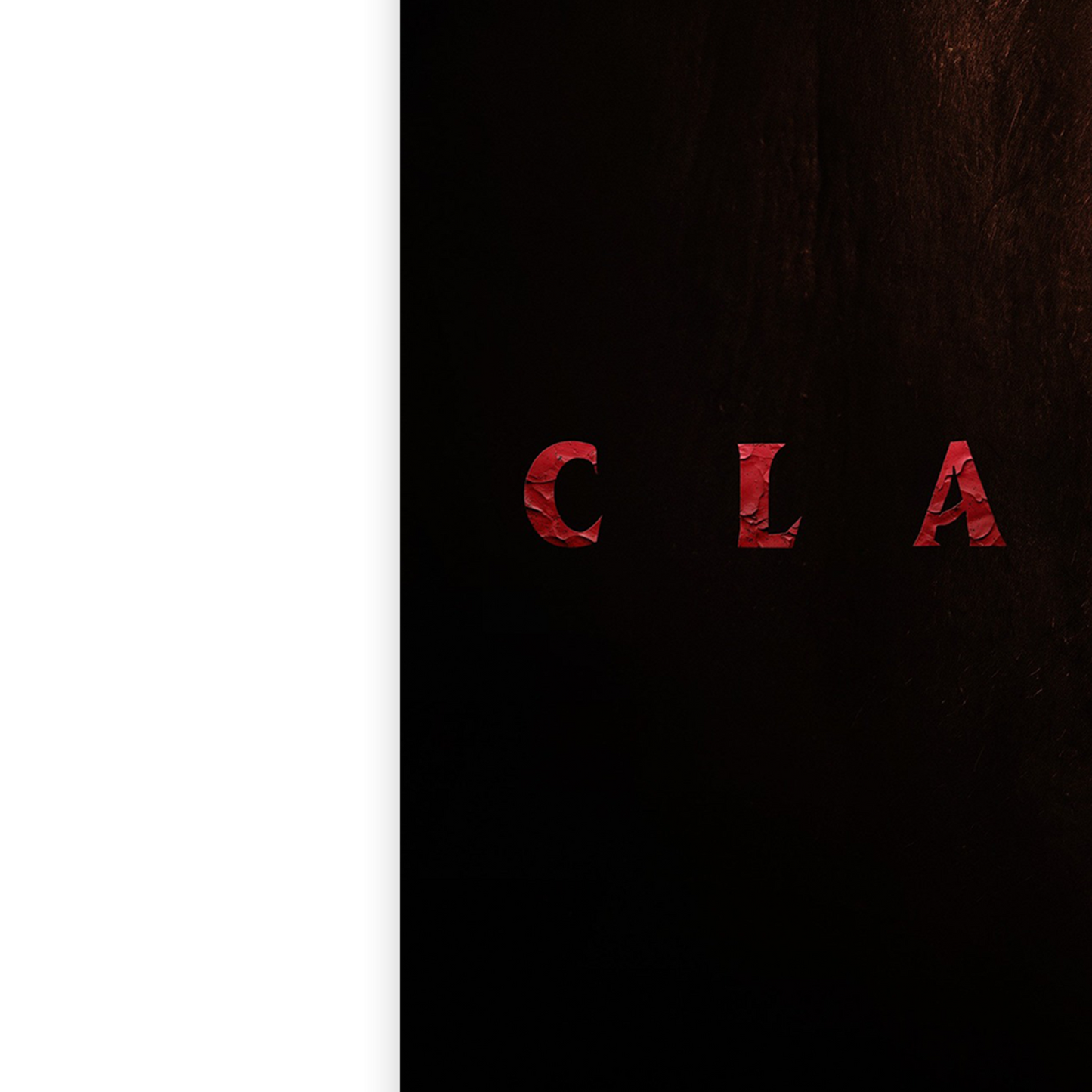 Clayface Movie Poster Horror Film Print DC Movie Teaser Poster A5 A4 A3