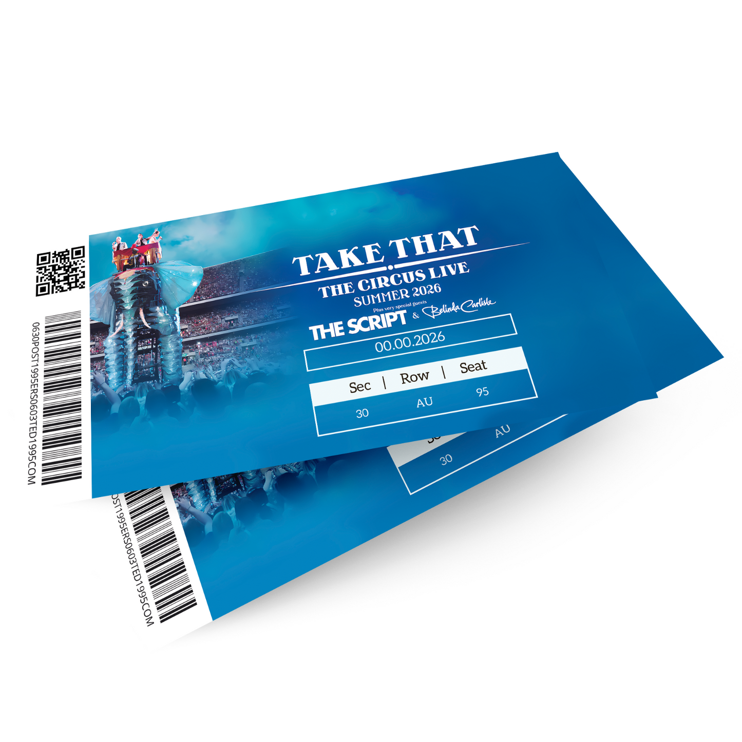 Take That Ticket The Circus Live 2026 Surprise Gift Reveal Souvenir Gift Ticket