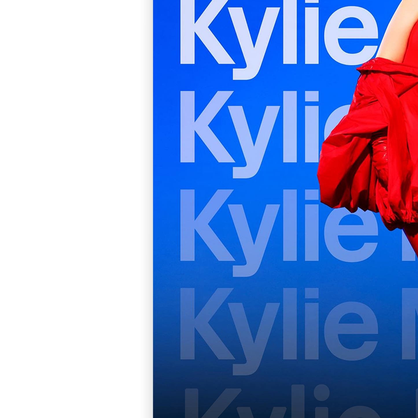 Kylie Minogue 2025 Tension Tour UK Concert Poster For Fans A5-A3