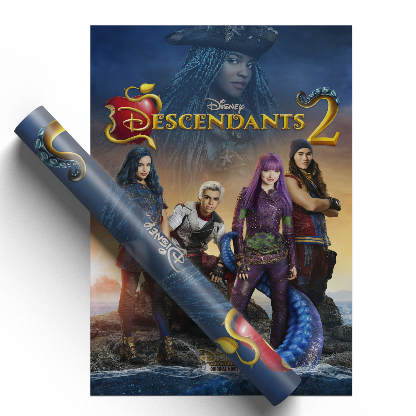 Disney Descendants 2 Movie Poster Kids Art Print Gift A5-A3 Room Decor Print