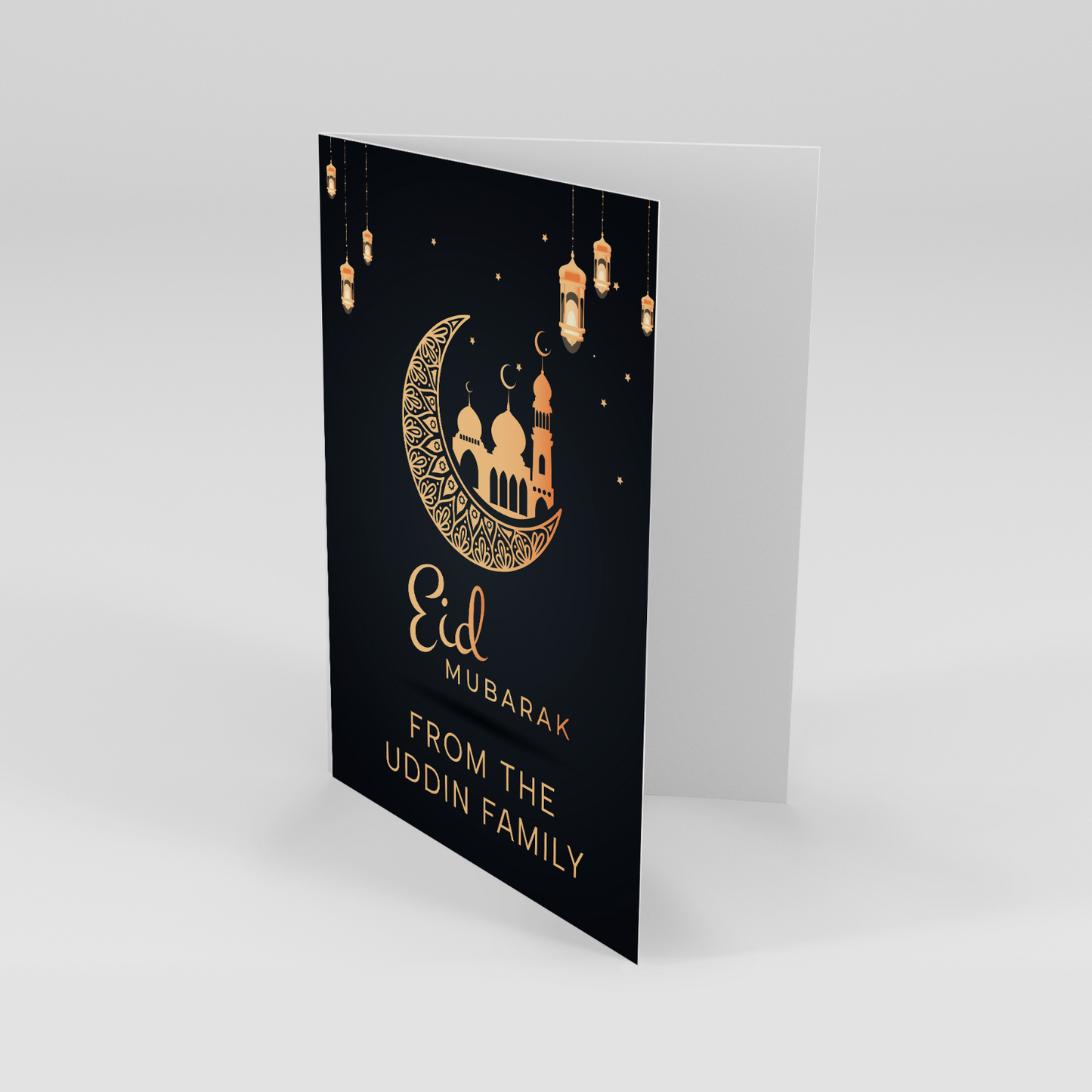 Eid Mubarak Card Islamic Muslim Festival Personalised Gift for Family Children