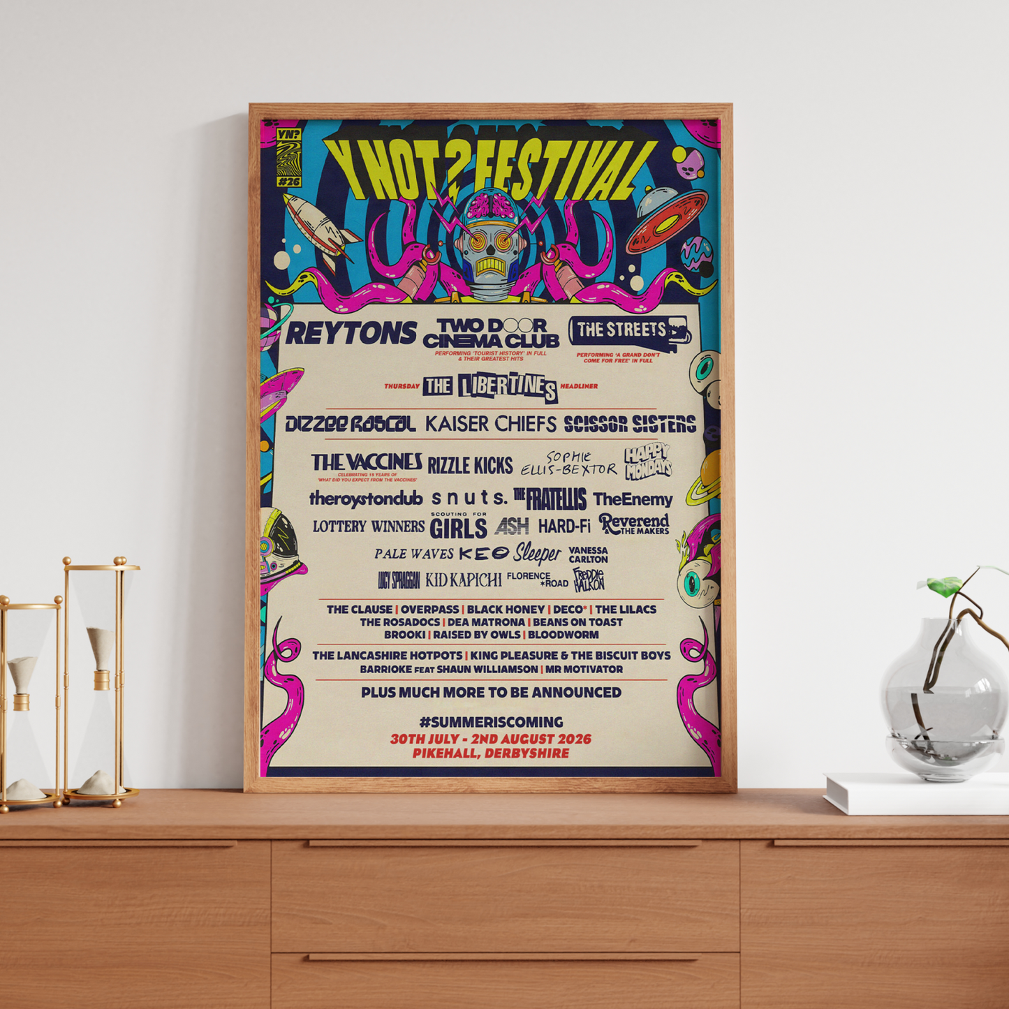 Y Not 2 Festival 2026 Music Line-up For Music Fans Print Poster A5-A3 Concert