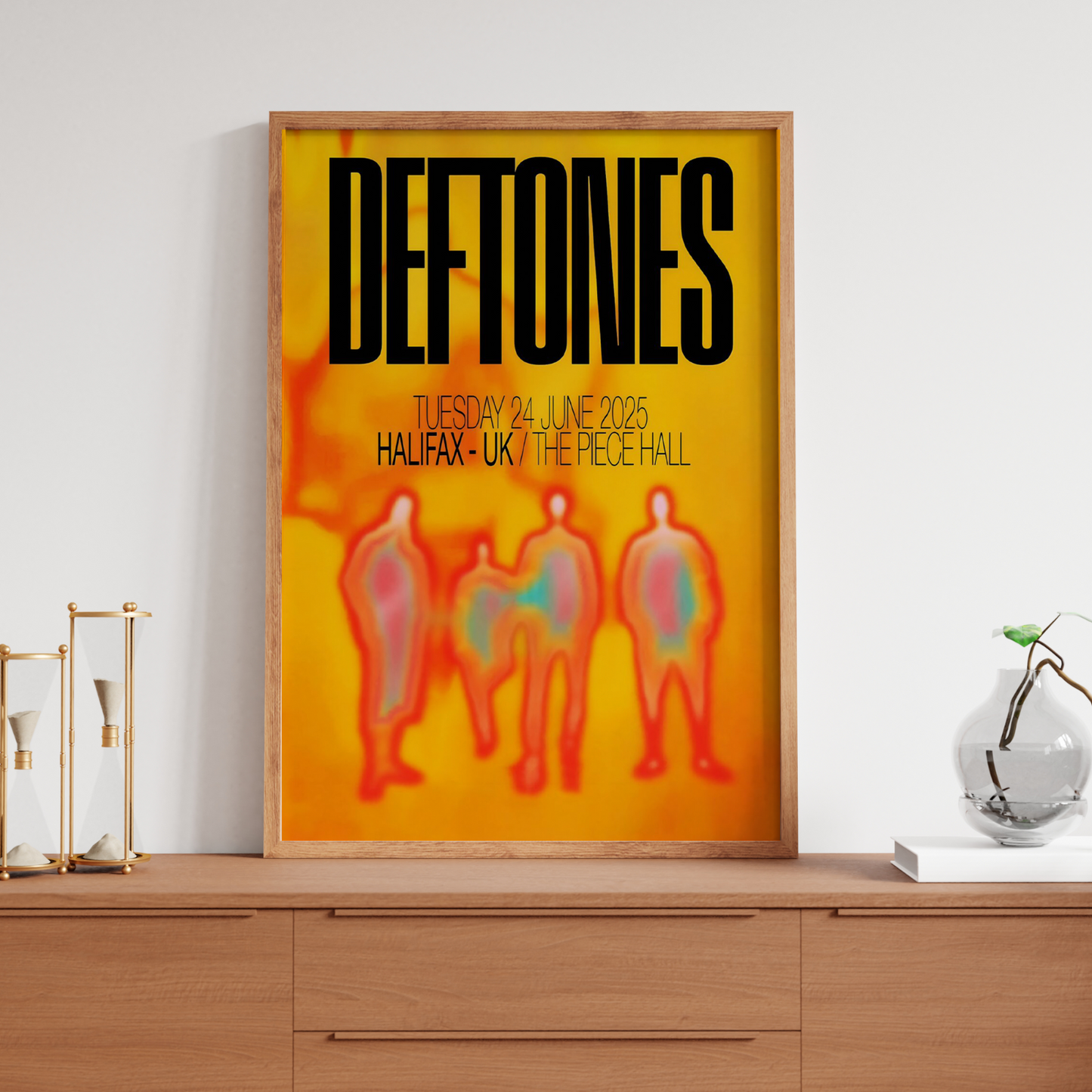 Deftones Poster Tour UK Tour 24 June 2025 Poster Deftones Fans Music Metal Band