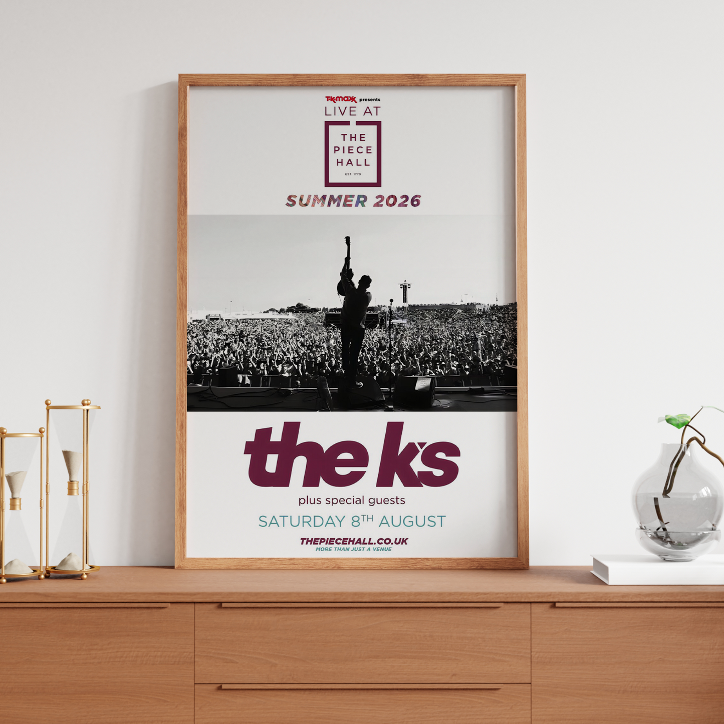 The K's Pretty On The Internet UK Concert Poster Summer 2026 Poster For K's Fans