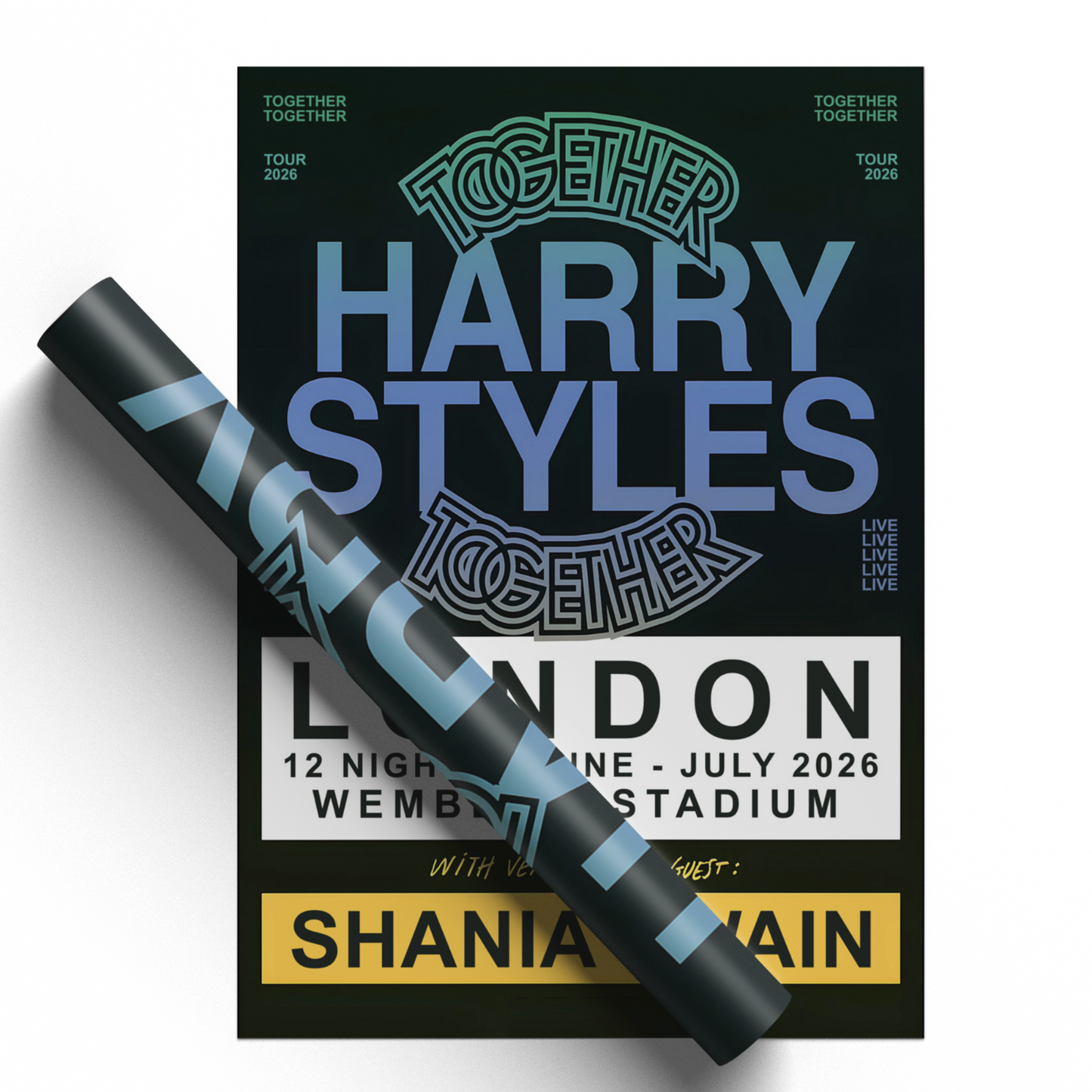 Harry Styles Together Together Tour London Wembelyy Poster For Harry Styles Fans
