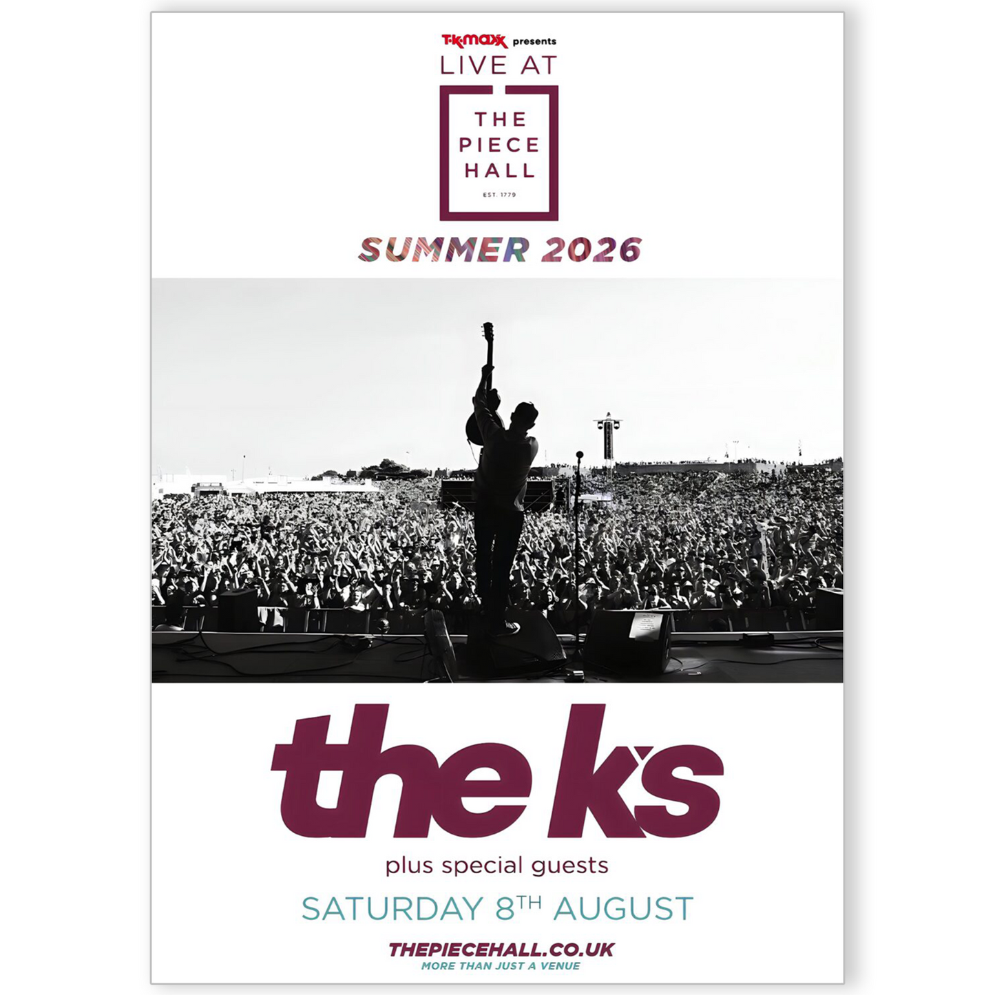 The K's Pretty On The Internet UK Concert Poster Summer 2026 Poster For K's Fans