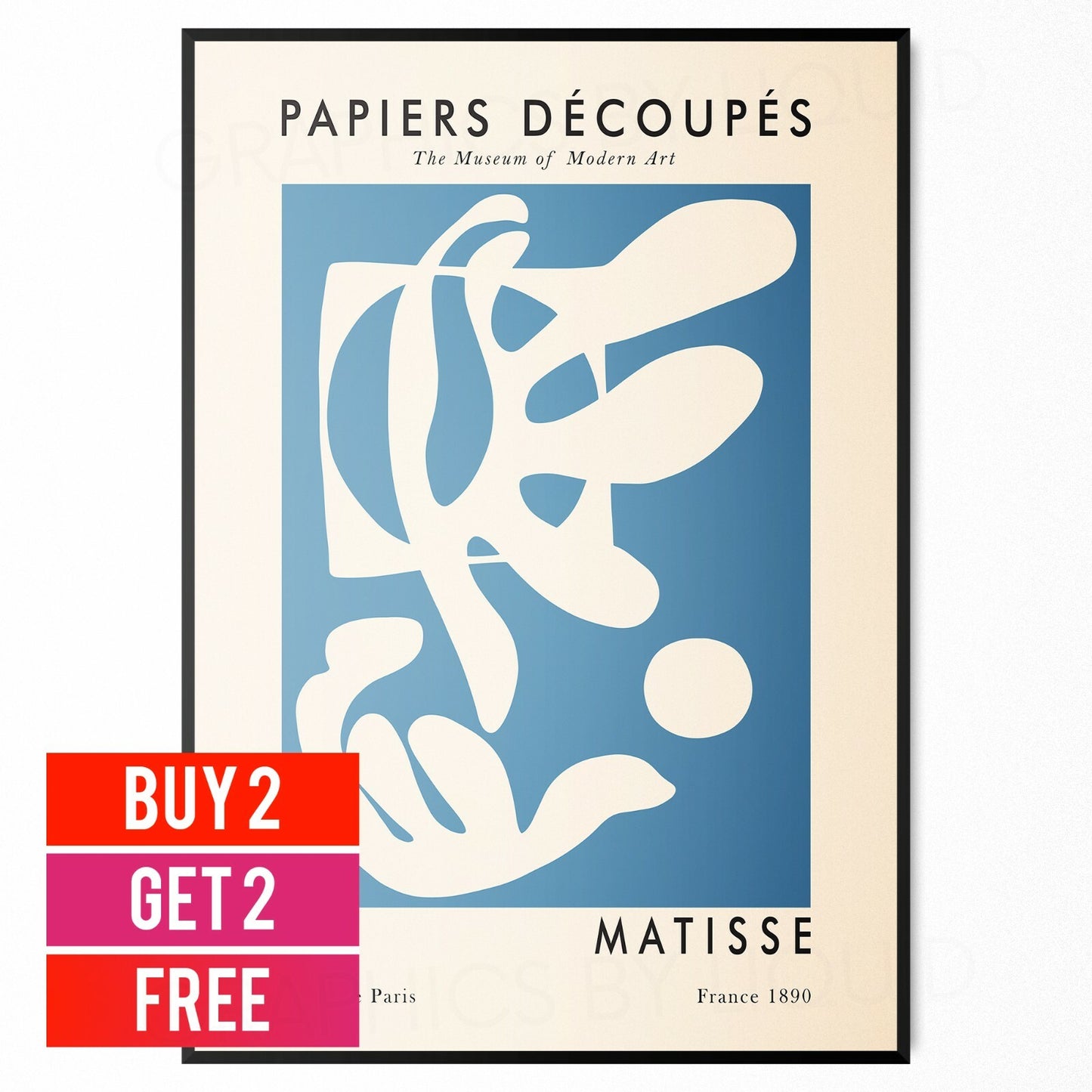 Matisse And Dufy Artist Artwork Abstract Paintings POSTER PRINT | A5 A4 A3 |