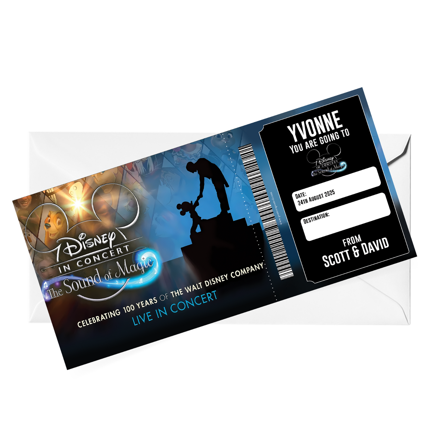 Disney In Concert The Sound Of Music Musical Ticket Concert Personalised Gift