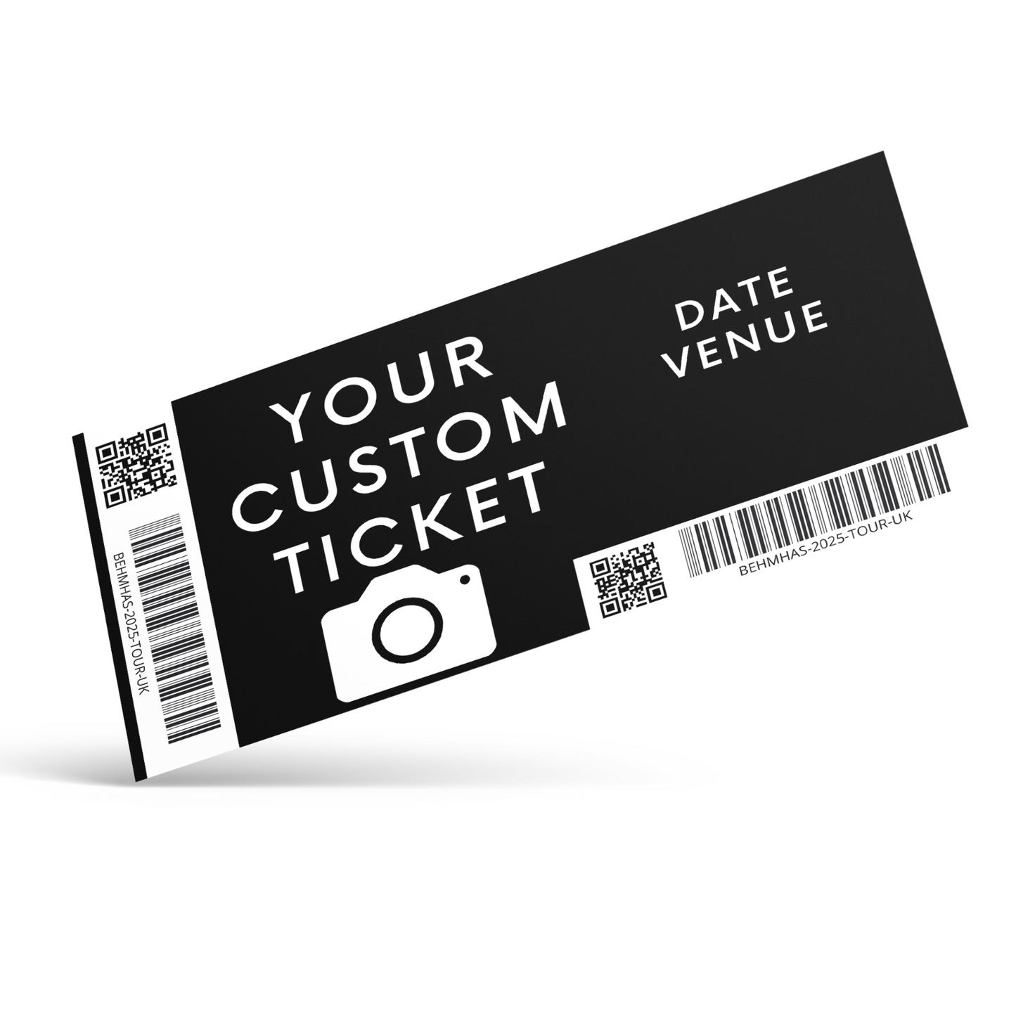 Personalised Concert Ticket Surprise Birthday Reveal Show/Festival/Musical Gift