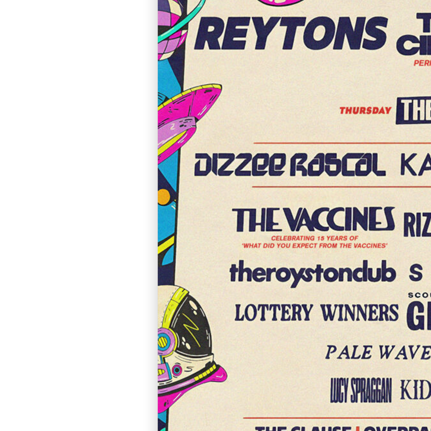 Y Not 2 Festival 2026 Music Line-up For Music Fans Print Poster A5-A3 Concert