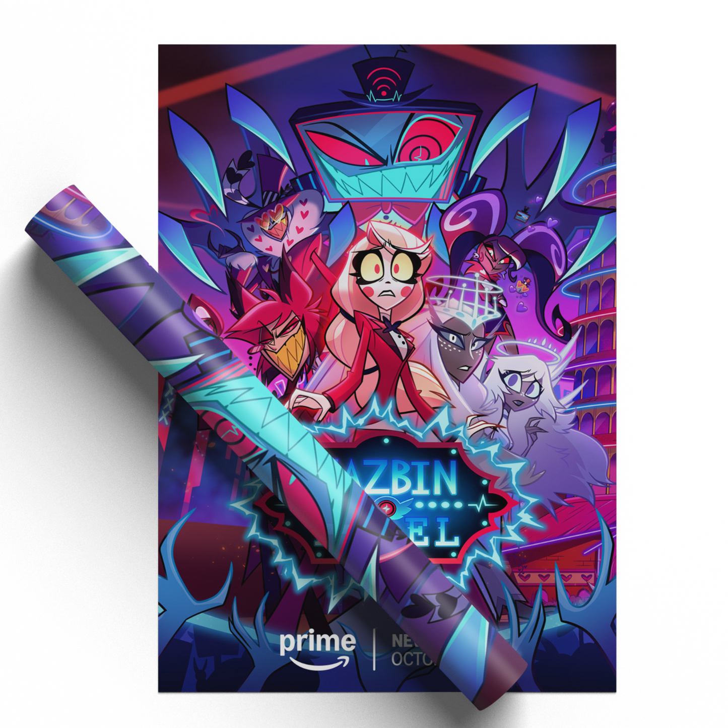 Hazbin Hotel Animation TV Show Poster New Season Poster For Hazbin Hotel Fans