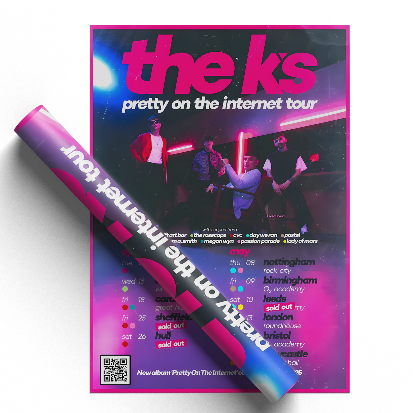The K’s UK Tour 2025 A5 A4 A3 Print Poster Unframed Poster For The K's Fans