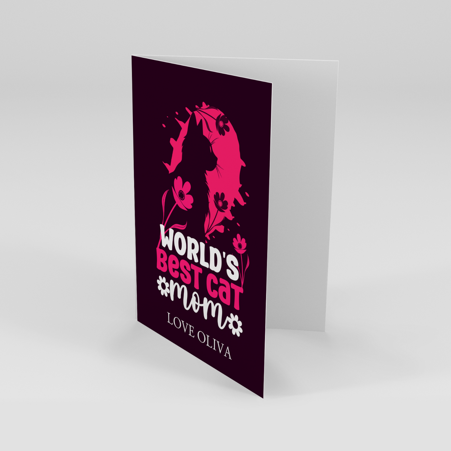 Mothers Day Card from the Cat - Cute Best Cat Mom Mother's Card - Cat Mummy