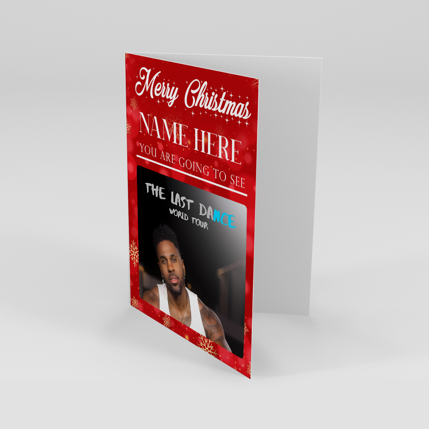 You're Going To See Jason Derulo Music Concert Christmas Personalised Xmas Card
