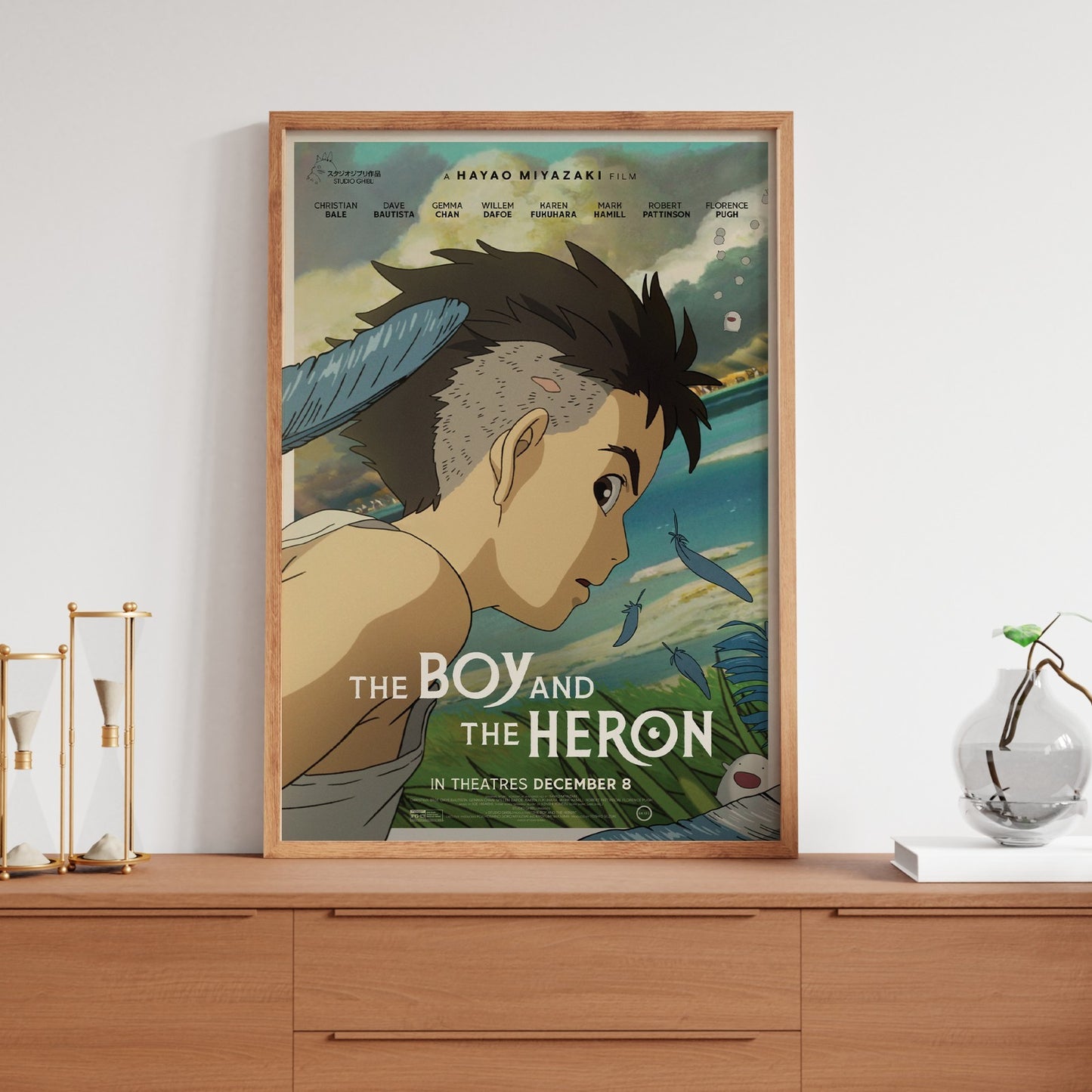 Studio Ghibli Miyazaki The Boy and the Heron Poster A5 A4 A3 Gift Movie