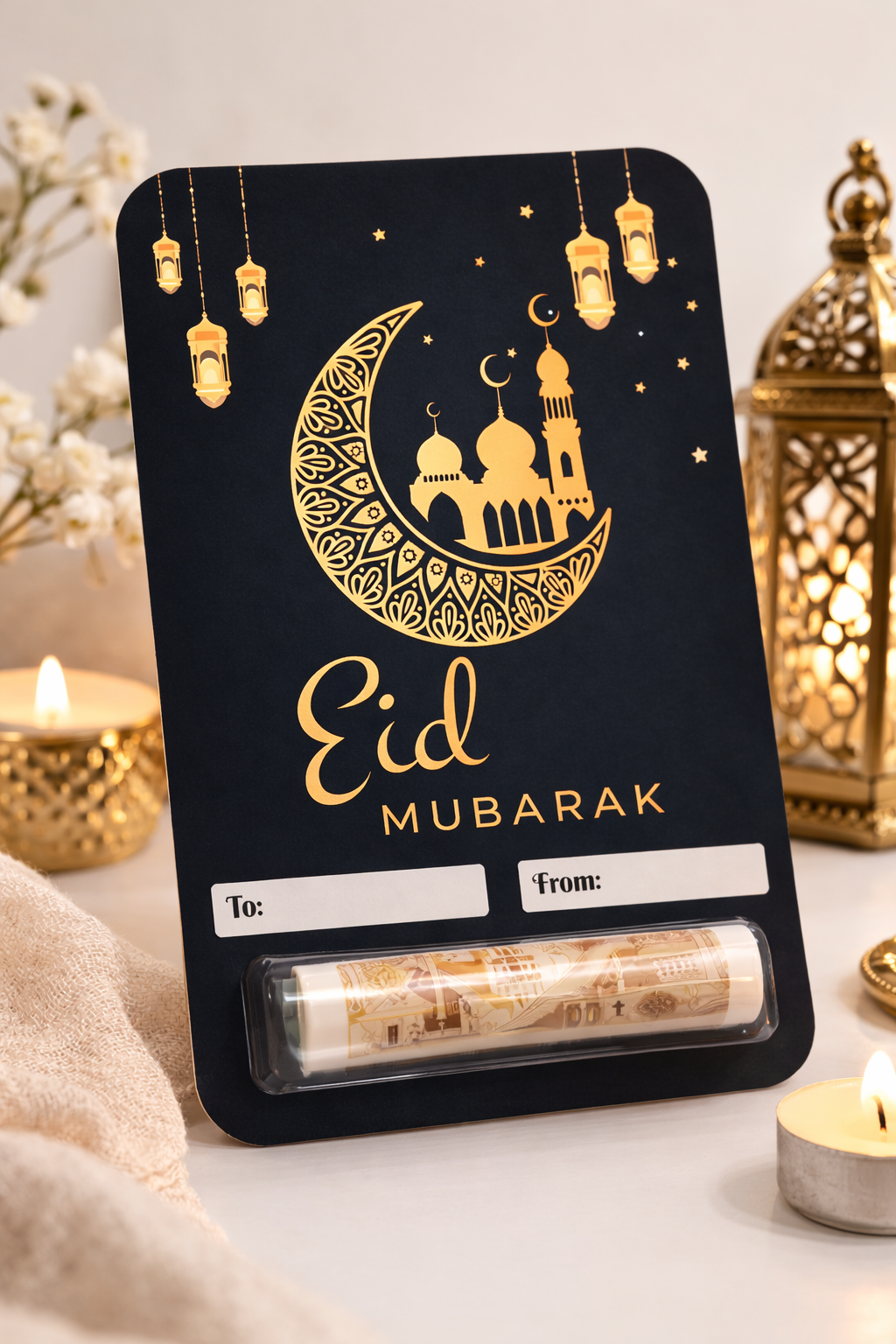 Eid Money Card Islamic Festive Eidi Gift Party Card Eid Mubarak Money wallet