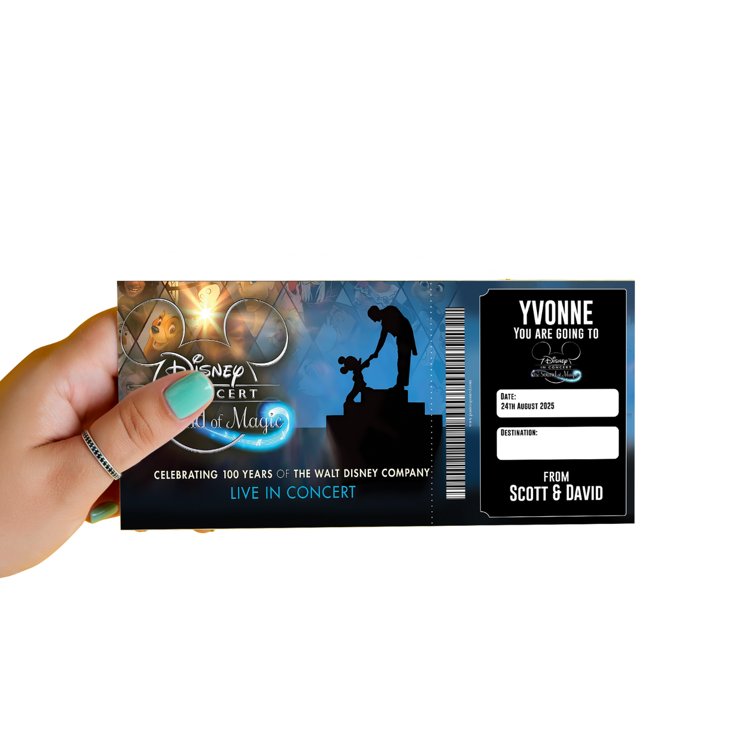Disney In Concert The Sound Of Music Musical Ticket Concert Personalised Gift