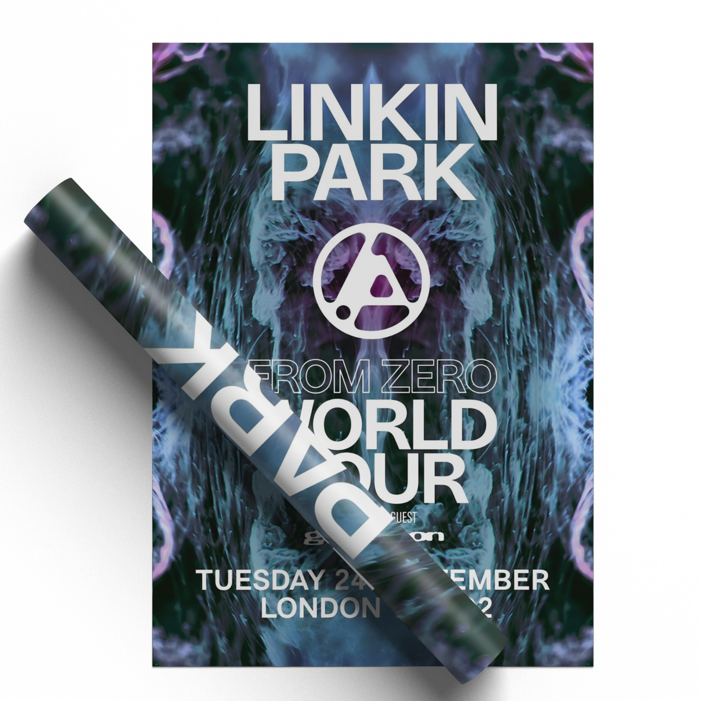 Linkin Park Concert Poster Zero World Tour UK TOUR Poster For Linkin Park Fans