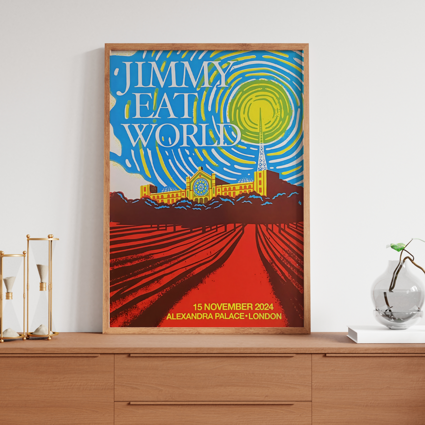 Jimmy Eat World UK Tour Poster November 15 2024 London UK Music Poster A5-A3