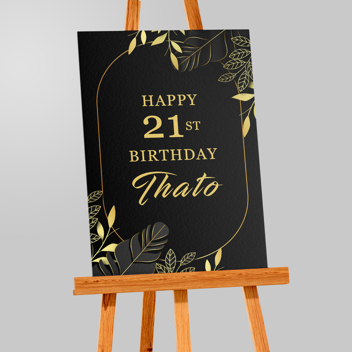 Birthday Welcome Sign Poster Personalised Poster Party Sign A5-A3 Party Decor